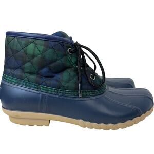 St.John’s Bay snow/rain boots Denton blue womens size 8M